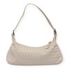 Bolsa Baguette Pequena Trançado Tressê Off White Fargo