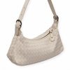 Bolsa Baguette Pequena Trançado Tressê Off White Fargo