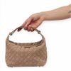Bolsa Baguette Pequena Trançado Tressê Mel Fargo