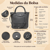 Bolsa de Mão e Tiracolo Pequena Concreto Fargo