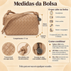 Bolsa Transversal Pequena  Tressê Mel Fargo