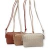 Bolsa Transversal Pequena Tressê Âmbar Fargo