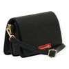 Bolsa Tiracolo Pequena Retangular Preto Fargo
