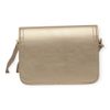 Bolsa Tiracolo Pequena Retangular Dourado Fargo
