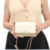 Bolsa Tiracolo Pequena Retangular Dourado Fargo