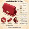 Bolsa Tiracolo Pequena Retangular Vermelho Fargo