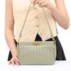 Bolsa Baguette Pequena Retangular Verde Salvia Fargo