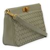 Bolsa Baguette Pequena Retangular Verde Salvia Fargo