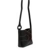 Bolsa Baguette Pequena com Recortes Preto Fargo
