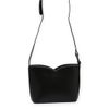 Bolsa Baguette Pequena com Recortes Preto Fargo
