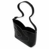 Bolsa Baguette Pequena com Recortes Preto Fargo