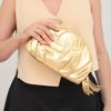 Bolsa Pouch Pequena  Franzido Dourado Fargo