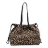 Bolsa Sacola Tote Franzida Jacquard  Grande Onça Fargo