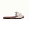 Rasteira Tiras Finas Nós Off White Fargo