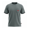 Camiseta Manga Curta com Bolso Burgee Pocket Mar Azul Florence