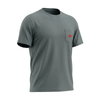 Camiseta Manga Curta com Bolso Burgee Pocket Mar Azul Florence