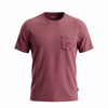 Camiseta Manga Curta Burgee Pocket Bordô Florence
