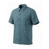 Camisa Manga Curta Camo Azul Florence
