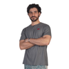 Camiseta Manga Curta Burgee Cinza Escuro Florence 