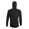 Camiseta Manga Longa com Capuz Airtex Cinza Mescla Escuro Florence