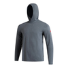 Camiseta Manga Longa com Capuz Airtex Cinza Mescla Claro Florence