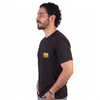 Camiseta Manga Curta Burgee Coral Pocket Preto Florence