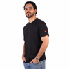 Camiseta Manga Curta UV Preto Florence