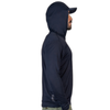 Camiseta Manga Longa UV com Capuz Preto Florence
