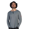 Camiseta Manga Longa UV  Cinza Escuro Florence