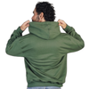Moletom Canguru Embroidered Hoodie Verde Oliva Florence
