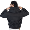 Moletom Canguru com Capuz Embroidered Hoodie Preto Florence