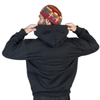 Moletom Canguru com Capuz Halftone Hoodie Preto Florence