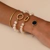 PULSEIRA DE PÉROLAS BRANCAS