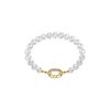 PULSEIRA DE PÉROLAS BRANCAS 