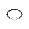 PULSEIRA DE PÉROLAS NEGRAS