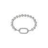 PULSEIRA DE PÉROLAS CINZAS