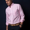 Camisa Masculina Xadrez Rosa