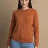 Sweater Feminino Barcelona Gola U 015450 Moca