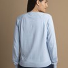 Sweater Feminino Monaco Gola V 015449 Azul Claro