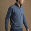 Sweater Lambswool V Hombre 27031 Azul Claro
