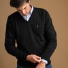 Sweater Masculino Gola V LC Preto
