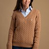 Sweater Feminino  Gola V 18973 Madeira
