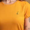 Camiseta Feminina Lisa 02531 Amarelo
