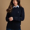Sweater Feminino Barcelona Gola U 015450 Azul Marinho