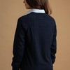 Sweater Feminino Monaco Gola V 015449 Azul Marinho