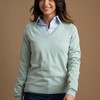 Sweater Feminino Monaco Gola V 015449 Menta
