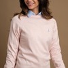 Sweater Feminino Barcelona Gola U 015838 Rosa