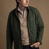 Campera Teflon Matelasse con Polar Hombre Verde