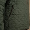 Campera Teflon Matelasse con Polar Hombre Verde