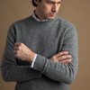 Suéter Masculino Lã Merino 5122 Gris Médio